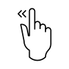 Swipe gesture